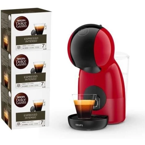 Krups Nescafé Dolce Gusto Macchina Da Caffè Yy4580fd + 3 Scatole Di Caffè Espresso, 15 Bar, Capsule, Compatto, Piccolo, Rosso 1 Krups Nescafé Dolce Gusto Macchina Da Caffè Yy4580fd + 3 Scatole Di Caffè Espresso, 15 Bar, Capsule, Compatto, Piccolo, Rosso