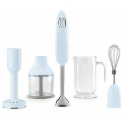 Smeg Frullatore A Immersione Completo Di Accessori Anni 50 Azzurro