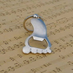 Apribottiglie Apribottiglie Con Portachiavi In Metallo Accessorio Pratico Apribottiglie Strumento Portatile, A Mano, -Piccoli Elettrodomestici Negozio 99778782 5