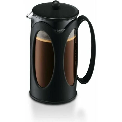 Caffettiera, Vetro Borosilicato - 3 Tazze (0,35 L), Nera 5 Caffettiera, Vetro Borosilicato - 3 Tazze (0,35 L), Nera - immagine 5