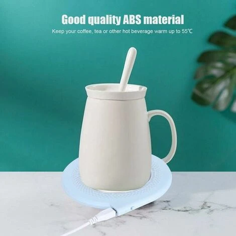 Tappetino Scaldatazze USB, Scaldatazze Da Caffè Per Ufficio/casa/ufficio Sottobicchiere Isolante USB Scaldatazze (blu) 4 Tappetino Scaldatazze USB, Scaldatazze Da Caffè Per Ufficio/casa/ufficio Sottobicchiere Isolante USB Scaldatazze (blu) - immagine 4